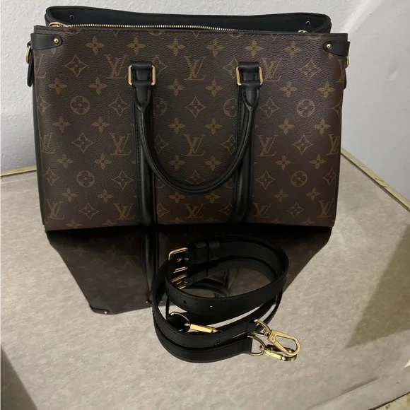 Louis Vuitton Black and Brown Monogram Bag - Picture 1 of 6